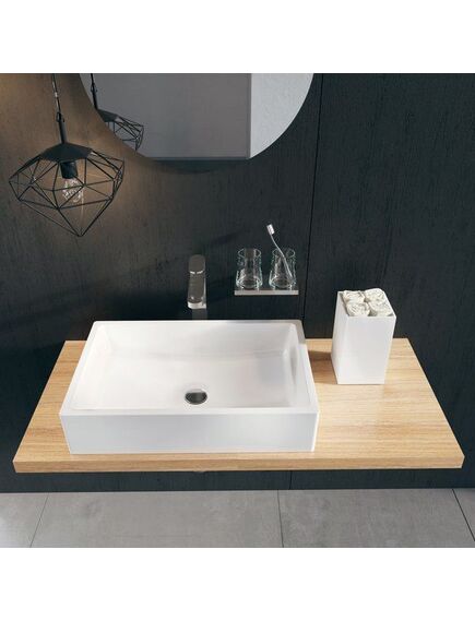 Купить Раковина Ravak Formy 01 50 (XJL01250000) по цене 20790 руб., в Санкт-Петебруге в интернет магазине 100-Систем, а также дургие товары RAVAK из раздела Накладные раковины и Раковины и пьедесталы