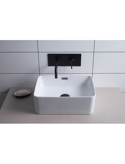 Купить Раковина Aquanet Perfect-1 40,5 (perfect-1) по цене 9150 руб., в Санкт-Петебруге в интернет магазине 100-Систем, а также дургие товары AQUANET из раздела Накладные раковины и Раковины и пьедесталы