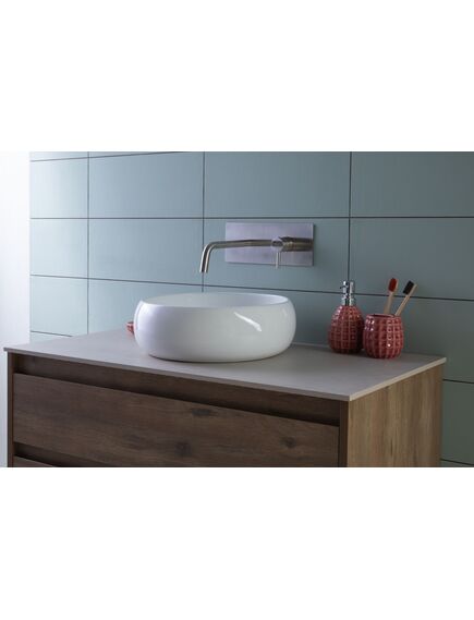 Купить Раковина Aquanet Round-1 36 (round-1) по цене 9660 руб., в Санкт-Петебруге в интернет магазине 100-Систем, а также дургие товары AQUANET из раздела Накладные раковины и Раковины и пьедесталы