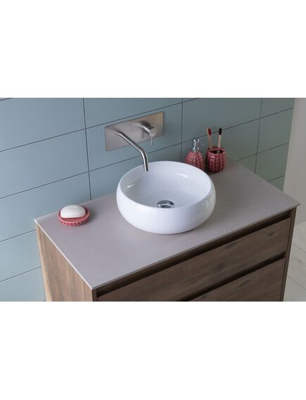 Купить Раковина Aquanet Round-1 36 (round-1) по цене 9660 руб., в Санкт-Петебруге в интернет магазине 100-Систем, а также дургие товары AQUANET из раздела Накладные раковины и Раковины и пьедесталы