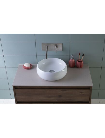 Купить Раковина Aquanet Round-1 36 (round-1) по цене 9660 руб., в Санкт-Петебруге в интернет магазине 100-Систем, а также дургие товары AQUANET из раздела Накладные раковины и Раковины и пьедесталы