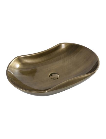 Купить Раковина-чаша CeramaLux 66 D1334H466 Бронзовая (d1334h466) по цене 9900 руб., в Санкт-Петебруге в интернет магазине 100-Систем, а также дургие товары CeramaLux из раздела Накладные раковины и Раковины и пьедесталы