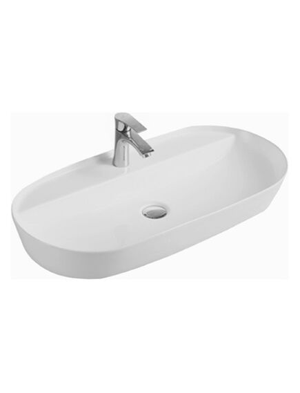 Купить CeramaLux N D1347 Раковина накладная  82 см (d1347) по цене 15700 руб., в Санкт-Петебруге в интернет магазине 100-Систем, а также дургие товары CeramaLux из раздела Накладные раковины и Раковины и пьедесталы