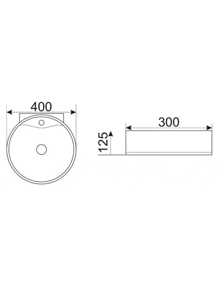 Купить CeramaLux N TR 4358 Раковина накладная 40 см (tr4358) по цене 9500 руб., в Санкт-Петебруге в интернет магазине 100-Систем, а также дургие товары CeramaLux из раздела Накладные раковины и Раковины и пьедесталы