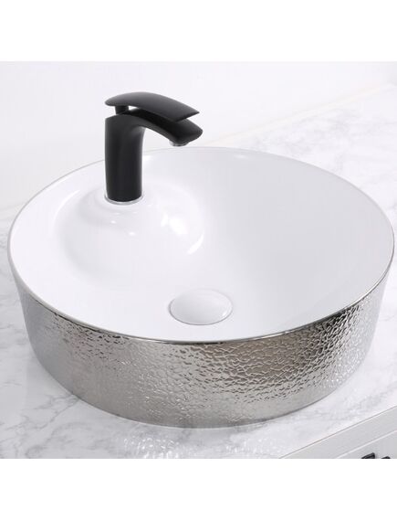 Купить CeramaLux NC D1306H021 Раковина накладная  45 см (d1306h021) по цене 7300 руб., в Санкт-Петебруге в интернет магазине 100-Систем, а также дургие товары CeramaLux из раздела Накладные раковины и Раковины и пьедесталы