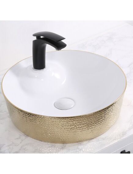 Купить CeramaLux NC D1306H025 Раковина накладная  45 см (d1306h025) по цене 7300 руб., в Санкт-Петебруге в интернет магазине 100-Систем, а также дургие товары CeramaLux из раздела Накладные раковины и Раковины и пьедесталы