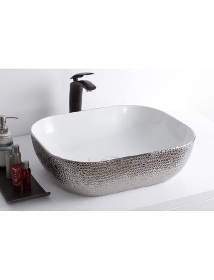 Купить CeramaLux NC D1333H021 Раковина накладная  46 см (D1333H021) по цене 7300 руб., в Санкт-Петебруге в интернет магазине 100-Систем, а также дургие товары CeramaLux из раздела Накладные раковины и Раковины и пьедесталы