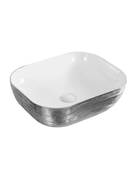 Купить Раковина-чаша CeramaLux 45 D1333H1 Серебро (D1333H131) по цене 7300 руб., в Санкт-Петебруге в интернет магазине 100-Систем, а также дургие товары CeramaLux из раздела Накладные раковины и Раковины и пьедесталы