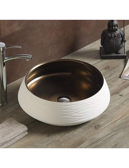 Купить Раковина-чаша CeramaLux 41 J2094 Белая (J2094) по цене 9600 руб., в Санкт-Петебруге в интернет магазине 100-Систем, а также дургие товары CeramaLux из раздела Накладные раковины и Раковины и пьедесталы
