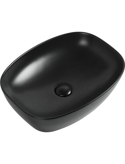 Купить Раковина Aquanet Fine-1-MB 50 черный матовый (fine-1-mb) по цене 15410 руб., в Санкт-Петебруге в интернет магазине 100-Систем, а также дургие товары AQUANET из раздела Накладные раковины и Раковины и пьедесталы