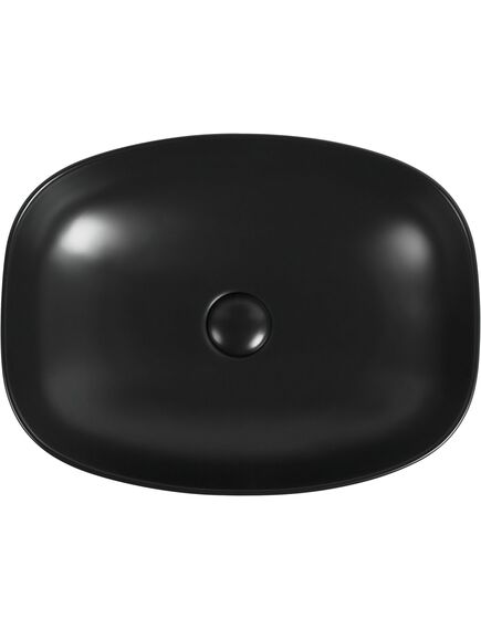 Купить Раковина Aquanet Fine-1-MB 50 черный матовый (fine-1-mb) по цене 15410 руб., в Санкт-Петебруге в интернет магазине 100-Систем, а также дургие товары AQUANET из раздела Накладные раковины и Раковины и пьедесталы