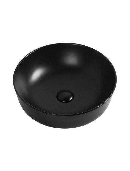 Купить Раковина Aquanet Moon-1-MB 41,5 черный (moon-1-mb) по цене 15410 руб., в Санкт-Петебруге в интернет магазине 100-Систем, а также дургие товары AQUANET из раздела Накладные раковины и Раковины и пьедесталы