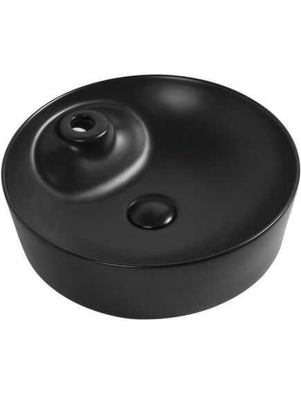 Купить Раковина Aquanet Moon-2-MB 43 черный матовый (MOON-2-MB) по цене 15410 руб., в Санкт-Петебруге в интернет магазине 100-Систем, а также дургие товары AQUANET из раздела Накладные раковины и Раковины и пьедесталы