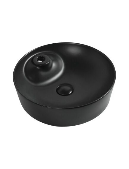 Купить Раковина Aquanet Moon-2-MB 43 черный матовый (moon-2-mb) по цене 15410 руб., в Санкт-Петебруге в интернет магазине 100-Систем, а также дургие товары AQUANET из раздела Накладные раковины и Раковины и пьедесталы