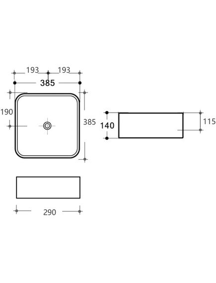 Купить Раковина Aquanet Moon-2-MB 43 черный матовый (moon-2-mb) по цене 15410 руб., в Санкт-Петебруге в интернет магазине 100-Систем, а также дургие товары AQUANET из раздела Накладные раковины и Раковины и пьедесталы