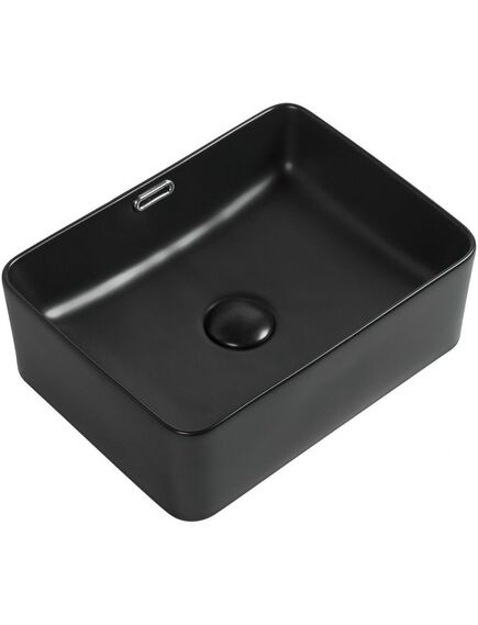 Купить Раковина Aquanet Perfect-1-MB 40,5 черный матовый (PERFECT-1-MB) по цене 15410 руб., в Санкт-Петебруге в интернет магазине 100-Систем, а также дургие товары AQUANET из раздела Накладные раковины и Раковины и пьедесталы
