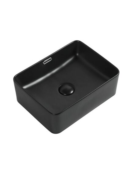 Купить Раковина Aquanet Perfect-1-MB 40,5 черный матовый (PERFECT-1-MB) по цене 15410 руб., в Санкт-Петебруге в интернет магазине 100-Систем, а также дургие товары AQUANET из раздела Накладные раковины и Раковины и пьедесталы