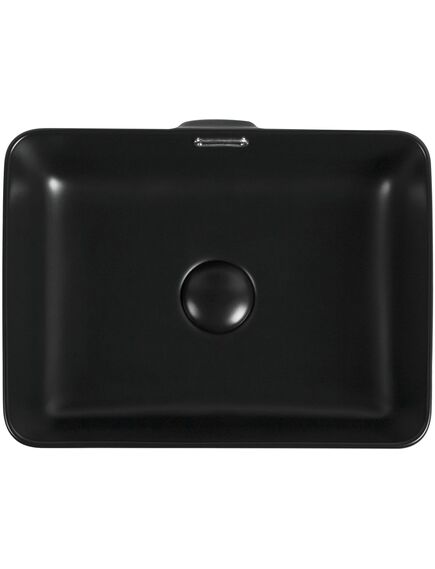 Купить Раковина Aquanet Perfect-1-MB 40,5 черный матовый (PERFECT-1-MB) по цене 15410 руб., в Санкт-Петебруге в интернет магазине 100-Систем, а также дургие товары AQUANET из раздела Накладные раковины и Раковины и пьедесталы