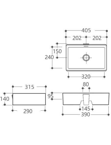 Купить Раковина Aquanet Perfect-1-MB 40,5 черный матовый (PERFECT-1-MB) по цене 15410 руб., в Санкт-Петебруге в интернет магазине 100-Систем, а также дургие товары AQUANET из раздела Накладные раковины и Раковины и пьедесталы