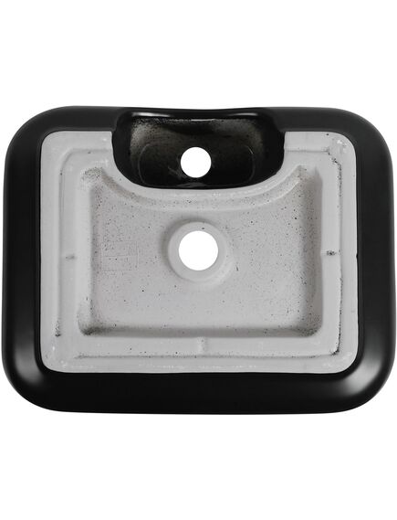 Купить Раковина Aquanet Soul-2-MB 50 черный матовый (SOUL-2-MB) по цене 15410 руб., в Санкт-Петебруге в интернет магазине 100-Систем, а также дургие товары AQUANET из раздела Накладные раковины и Раковины и пьедесталы