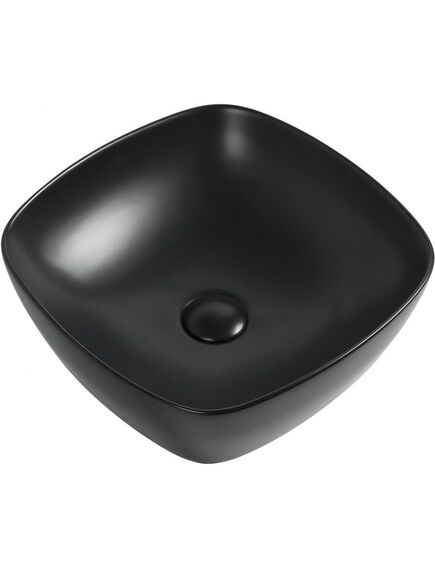 Купить Раковина Aquanet Trend-1-MB 40 черный матовый (TREND-1-MB) по цене 15410 руб., в Санкт-Петебруге в интернет магазине 100-Систем, а также дургие товары AQUANET из раздела Накладные раковины и Раковины и пьедесталы
