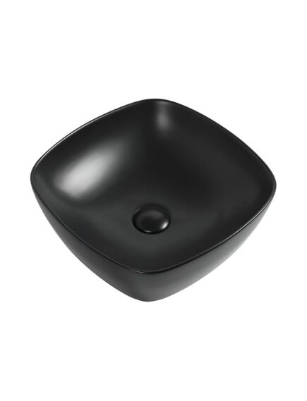 Купить Раковина Aquanet Trend-1-MB 40 черный матовый (TREND-1-MB) по цене 15410 руб., в Санкт-Петебруге в интернет магазине 100-Систем, а также дургие товары AQUANET из раздела Накладные раковины и Раковины и пьедесталы