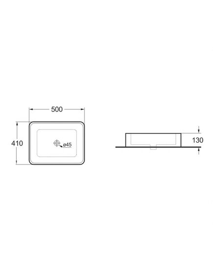 Купить Раковина керамическая Vincea VBS-105MB, 500*410*130, накладная, цвет матовый черный, , шт (VBS-105MB) по цене 12350 руб., в Санкт-Петебруге в интернет магазине 100-Систем, а также дургие товары Vincea из раздела Накладные раковины и Раковины и пьедесталы