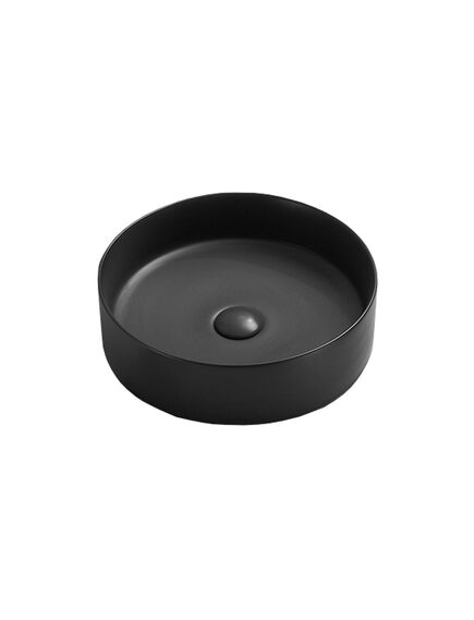 Купить Раковина керамическая Vincea VBS-216MB, 394*394*115, накладная, цвет матовый черный, , , шт (VBS-216MB) по цене 12369 руб., в Санкт-Петебруге в интернет магазине 100-Систем, а также дургие товары Vincea из раздела Накладные раковины и Раковины и пьедесталы