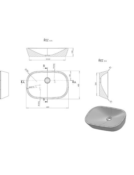 Купить Раковина 60 см Ravak Ceramic O XJX01160001 (XJX01160001) по цене 27390 руб., в Санкт-Петебруге в интернет магазине 100-Систем, а также дургие товары RAVAK из раздела Накладные раковины и Раковины и пьедесталы