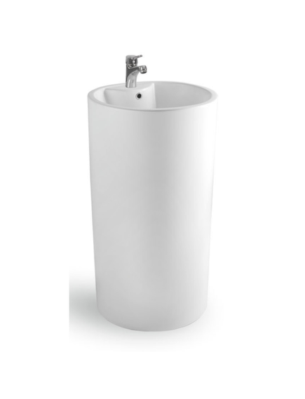 Купить Раковина CeramaLux 46 NB135 Белая (NB135) по цене 28300 руб., в Санкт-Петебруге в интернет магазине 100-Систем, а также дургие товары CeramaLux из раздела Напольные раковины и Раковины и пьедесталы
