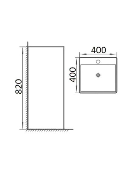 Купить CeramaLux N P7004LВ Раковина напольная  41 см (p7004lв) по цене 33400 руб., в Санкт-Петебруге в интернет магазине 100-Систем, а также дургие товары CeramaLux из раздела Напольные раковины и Раковины и пьедесталы