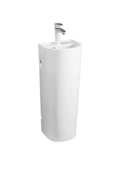 Купить Раковина CeramaLux 32 PB1017 Белая (PB1017) по цене 22900 руб., в Санкт-Петебруге в интернет магазине 100-Систем, а также дургие товары CeramaLux из раздела Напольные раковины и Раковины и пьедесталы