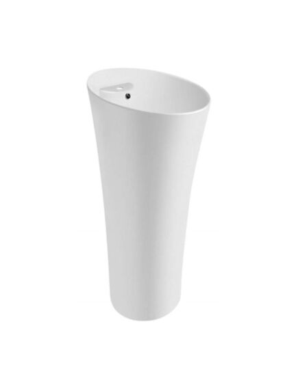 Купить Раковина CeramaLux 42 WK8100(G-306) Белая (wk8100(g-306)) по цене 21000 руб., в Санкт-Петебруге в интернет магазине 100-Систем, а также дургие товары CeramaLux из раздела Напольные раковины и Раковины и пьедесталы