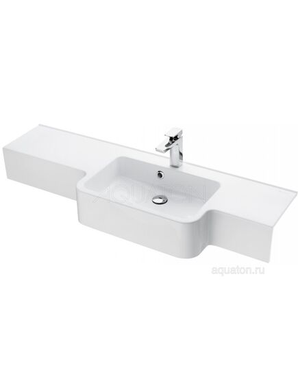 Купить Раковина AQUATON Hotel B 151 правая белая 1A709531PI01P (1a709531pi01p) по цене 37172.7 руб., в Санкт-Петебруге в интернет магазине 100-Систем, а также дургие товары AQUATON из раздела Подвесные раковины и Раковины и пьедесталы