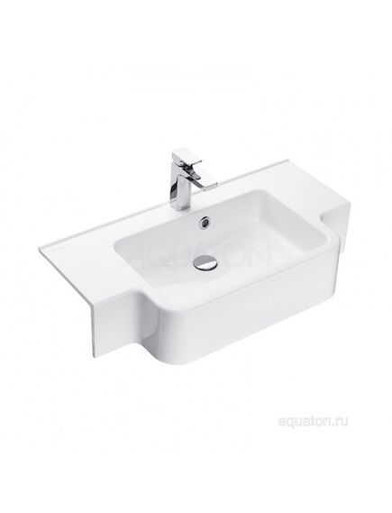 Купить Раковина AQUATON Hotel B 81 белая 1A710231PI010 (1a710231pi010) по цене 25636.7 руб., в Санкт-Петебруге в интернет магазине 100-Систем, а также дургие товары AQUATON из раздела Подвесные раковины и Раковины и пьедесталы