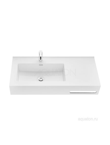 Купить Раковина AQUATON Квадро Про 100 левая 1A733331QA01L (1a733331qa01l) по цене 28417.7 руб., в Санкт-Петебруге в интернет магазине 100-Систем, а также дургие товары AQUATON из раздела Подвесные раковины и Раковины и пьедесталы