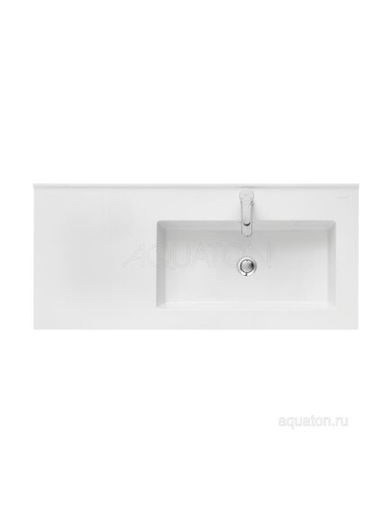 Купить Раковина AQUATON Квадро Про 100 правая 1A733231QA01R (1a733231qa01r) по цене 28417.7 руб., в Санкт-Петебруге в интернет магазине 100-Систем, а также дургие товары AQUATON из раздела Подвесные раковины и Раковины и пьедесталы