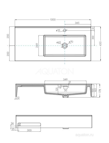 Купить Раковина AQUATON Квадро Про 100 правая 1A733231QA01R (1a733231qa01r) по цене 28417.7 руб., в Санкт-Петебруге в интернет магазине 100-Систем, а также дургие товары AQUATON из раздела Подвесные раковины и Раковины и пьедесталы