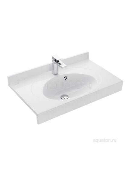 Купить Раковина AQUATON Отель 3/80 белая с навесами 1A70063NOT010 (1a70063not010) по цене 21825.7 руб., в Санкт-Петебруге в интернет магазине 100-Систем, а также дургие товары AQUATON из раздела Подвесные раковины и Раковины и пьедесталы