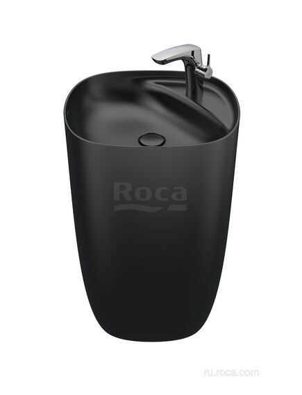 Купить Раковина Roca Beyond 50х42х87,5 3270B0640 Onix (3270b0640) по цене 271352.77 руб., в Санкт-Петебруге в интернет магазине 100-Систем, а также дургие товары ROCA из раздела Напольные раковины и Раковины и пьедесталы