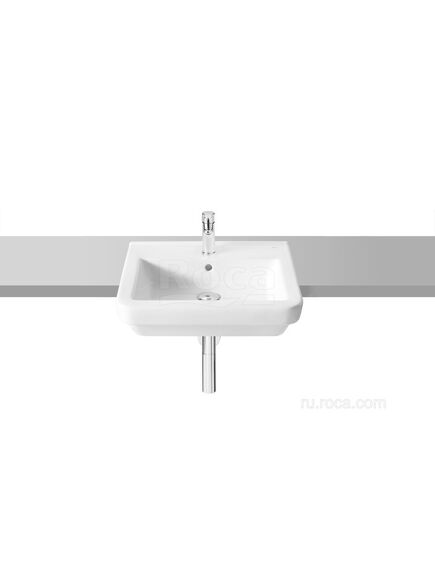 Купить Раковина Roca Dama-N 57х43 32778S000 (32778s000) по цене 21681.27 руб., в Санкт-Петебруге в интернет магазине 100-Систем, а также дургие товары ROCA из раздела Подвесные раковины и Раковины и пьедесталы