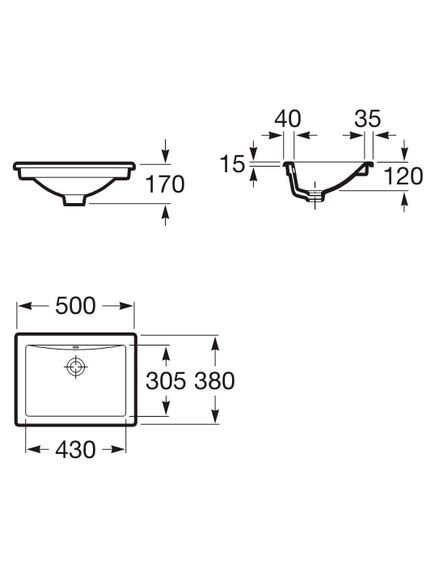 Купить Раковина Roca Diverta 50x38 327114000 (327114000) по цене 29947.46 руб., в Санкт-Петебруге в интернет магазине 100-Систем, а также дургие товары ROCA из раздела Подвесные раковины и Раковины и пьедесталы