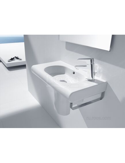 Купить Раковина Roca Meridian 55x32 32724Y000 (32724y000) по цене 13835.77 руб., в Санкт-Петебруге в интернет магазине 100-Систем, а также дургие товары ROCA из раздела Подвесные раковины и Раковины и пьедесталы
