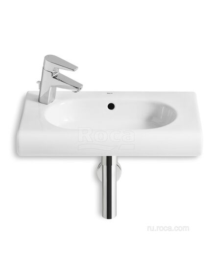 Купить Раковина Roca Meridian 55x32 32724Z000 (32724z000) по цене 13835.77 руб., в Санкт-Петебруге в интернет магазине 100-Систем, а также дургие товары ROCA из раздела Подвесные раковины и Раковины и пьедесталы
