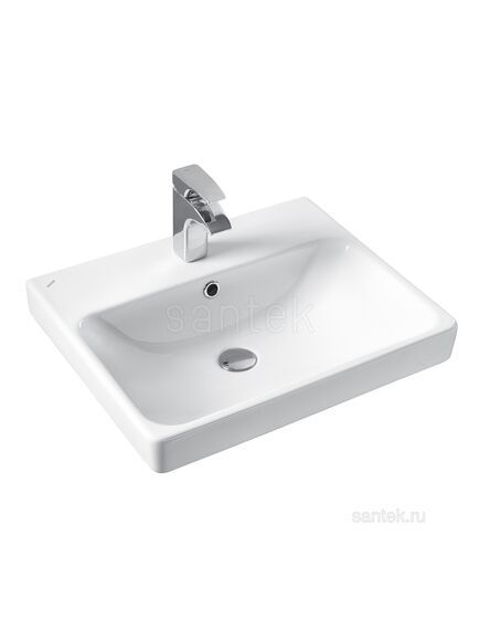 Купить Раковина Santek Адриана 55 отверстие под смеситель 1WH501620 (1wh501620) по цене 5310 руб., в Санкт-Петебруге в интернет магазине 100-Систем, а также дургие товары SANTEK из раздела Подвесные раковины и Раковины и пьедесталы