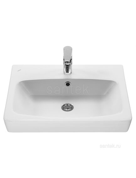 Купить Раковина Santek Нео 60 отверстие под смеситель 1WH302186 (1wh302186) по цене 4686.5 руб., в Санкт-Петебруге в интернет магазине 100-Систем, а также дургие товары SANTEK из раздела Подвесные раковины и Раковины и пьедесталы