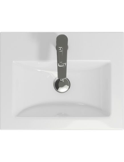 Купить Раковина Cersanit Como 50 UM-COM50/1 Белая (s-um-com50/1-w) по цене 4190 руб., в Санкт-Петебруге в интернет магазине 100-Систем, а также дургие товары CERSANIT из раздела Подвесные раковины и Раковины и пьедесталы