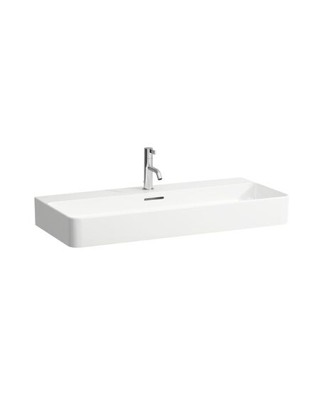 Купить Раковина Laufen Val 950х420 отверстие по центру, LCC 8.1028.7.400.104.1 (8.1028.7.400.104.1) по цене 71061.77 руб., в Санкт-Петебруге в интернет магазине 100-Систем, а также дургие товары LAUFEN из раздела Подвесные раковины и Раковины и пьедесталы