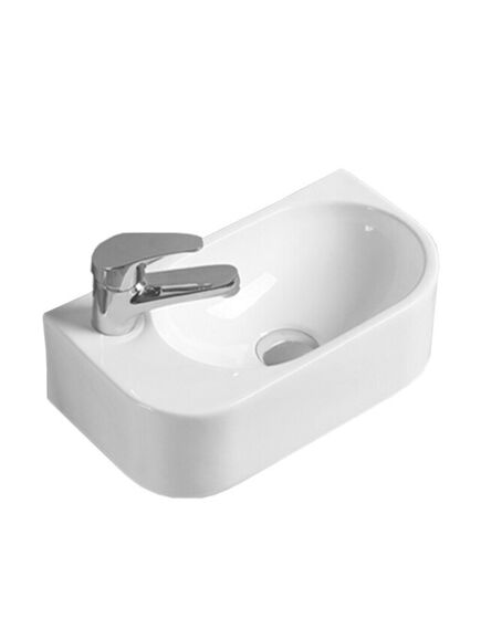 Купить Раковина керамическая Vincea VBS-506R, 400*215*120, подвесная, цвет белый, правая, , шт (vbs-506r) по цене 4265.5 руб., в Санкт-Петебруге в интернет магазине 100-Систем, а также дургие товары Vincea из раздела Подвесные раковины и Раковины и пьедесталы