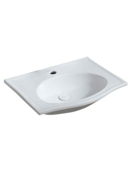 Купить Раковина подвесная Azario 62х48х14.5 белая (az-405-a) по цене 3050 руб., в Санкт-Петебруге в интернет магазине 100-Систем, а также дургие товары Azario из раздела Подвесные раковины и Раковины и пьедесталы